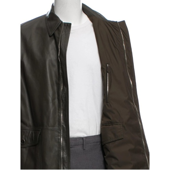 Hermes Jackets & Coats Hermes Reversible Lambskin Leather Jacket